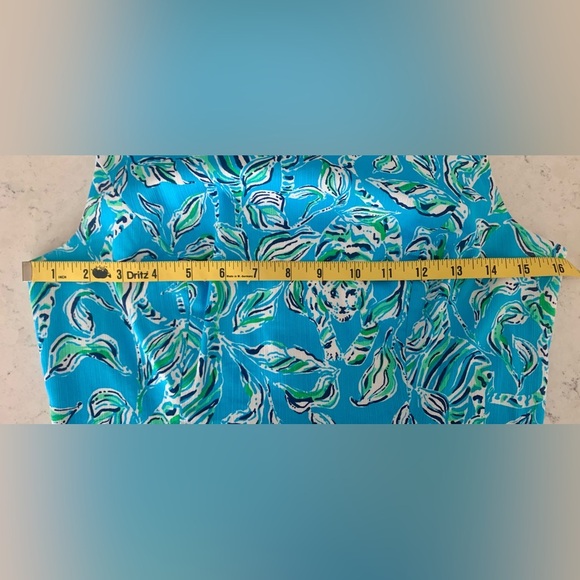 LN Lilly Pulitzer Mila Turquoise Oasis Outta Zebra Print Shift Dress - SZ 2 - Picture 10 of 12